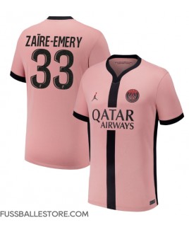 Günstige Paris Saint-Germain Warren Zaire-Emery #33 3rd trikot 2024-25 Kurzarm